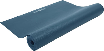 Tapas ECO Yoga Mat 4mm, Non Slip Exercise Mat with Medium Cushioning, Made with Up to 50% Recycled Content, 24 x 71 Inch