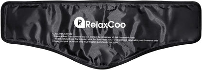 Neck Ice Pack Wrap, Reusable Gel Ice Pack for Neck Shoulders, Cold Compress Therapy for Pain Relief, Injuries, Swelling, Bruises, Sprains, Inflammation and Cervical Surgery Recovery