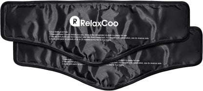 Neck Ice Pack Wrap, Reusable Gel Ice Pack for Neck Shoulders, Cold Compress Therapy for Pain Relief, Injuries, Swelling, Bruises, Sprains, Inflammation and Cervical Surgery Recovery