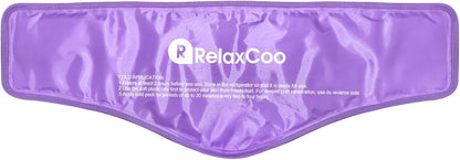 Neck Ice Pack Wrap, Reusable Gel Ice Pack for Neck Shoulders, Cold Compress Therapy for Pain Relief, Injuries, Swelling, Bruises, Sprains, Inflammation and Cervical Surgery Recovery