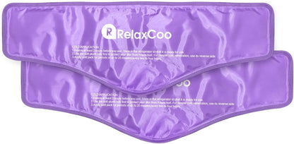 Neck Ice Pack Wrap, Reusable Gel Ice Pack for Neck Shoulders, Cold Compress Therapy for Pain Relief, Injuries, Swelling, Bruises, Sprains, Inflammation and Cervical Surgery Recovery