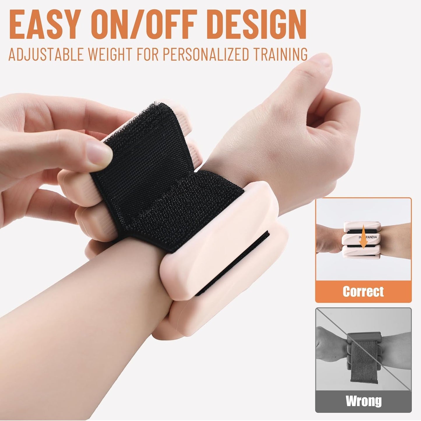 Wrist & Ankle Weights for Women and Men, 2lbs/4lbs Pairs Adjustable Silicone Weighted Bangles for Arm & Leg Workouts, Perfect for Pilates, Barre, Yoga, Walking & Home Fitness
