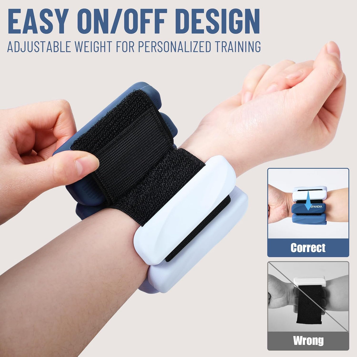Wrist & Ankle Weights for Women and Men, 2lbs/4lbs Pairs Adjustable Silicone Weighted Bangles for Arm & Leg Workouts, Perfect for Pilates, Barre, Yoga, Walking & Home Fitness
