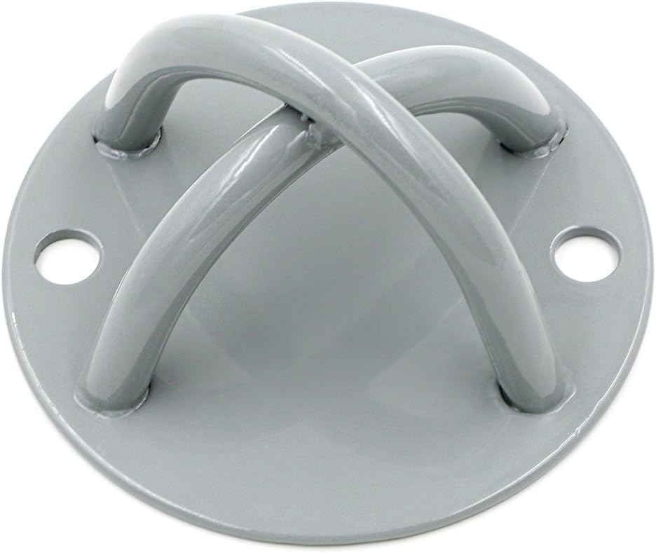 2Pcs Wall Mount Bracket for Suspension Straps Ceiling Anchor Hooks | Ceiling Mount Bracket for Gymnastic Rings, Aerial Yoga Swing, Body Weight Strength Training Systems