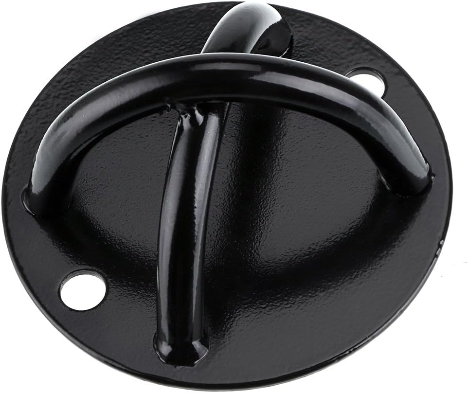 2Pcs Wall Mount Bracket for Suspension Straps Ceiling Anchor Hooks | Ceiling Mount Bracket for Gymnastic Rings, Aerial Yoga Swing, Body Weight Strength Training Systems