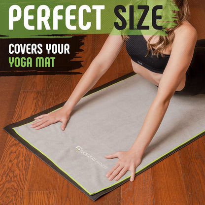 Yoga Towel for Yoga Mat, Non Slip Hot Yoga Towel, Manduka Yoga Towel, Hot Yoga Mat Towel, Yoga Mat Cover, Yoga Toes Towel, Washable Yoga Mat, Nonslip Yoga Towel, Microfiber Towels