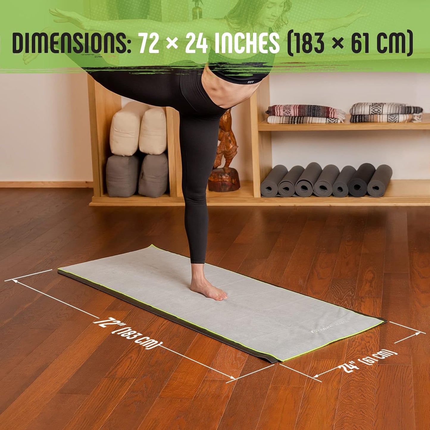 Yoga Towel for Yoga Mat, Non Slip Hot Yoga Towel, Manduka Yoga Towel, Hot Yoga Mat Towel, Yoga Mat Cover, Yoga Toes Towel, Washable Yoga Mat, Nonslip Yoga Towel, Microfiber Towels