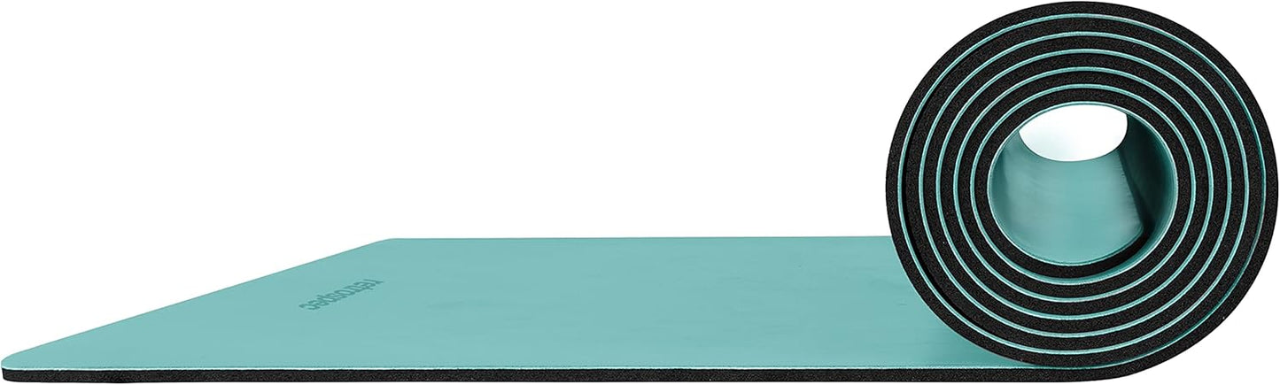 Laguna 5mm Yoga Mat - Fitness Mat for Women, Men & Children, Slip-Resistant and Moisture Absorbing Exercise Mat for Home, Pilates, Yoga and Floor Workouts
