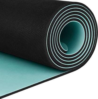 Laguna 5mm Yoga Mat - Fitness Mat for Women, Men & Children, Slip-Resistant and Moisture Absorbing Exercise Mat for Home, Pilates, Yoga and Floor Workouts