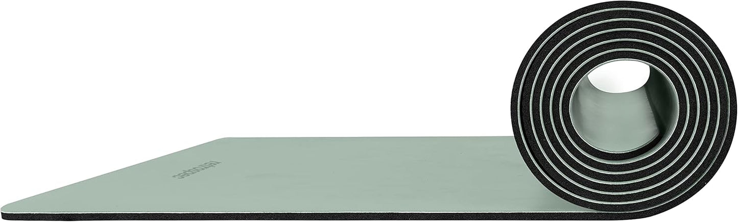 Laguna 5mm Yoga Mat - Fitness Mat for Women, Men & Children, Slip-Resistant and Moisture Absorbing Exercise Mat for Home, Pilates, Yoga and Floor Workouts