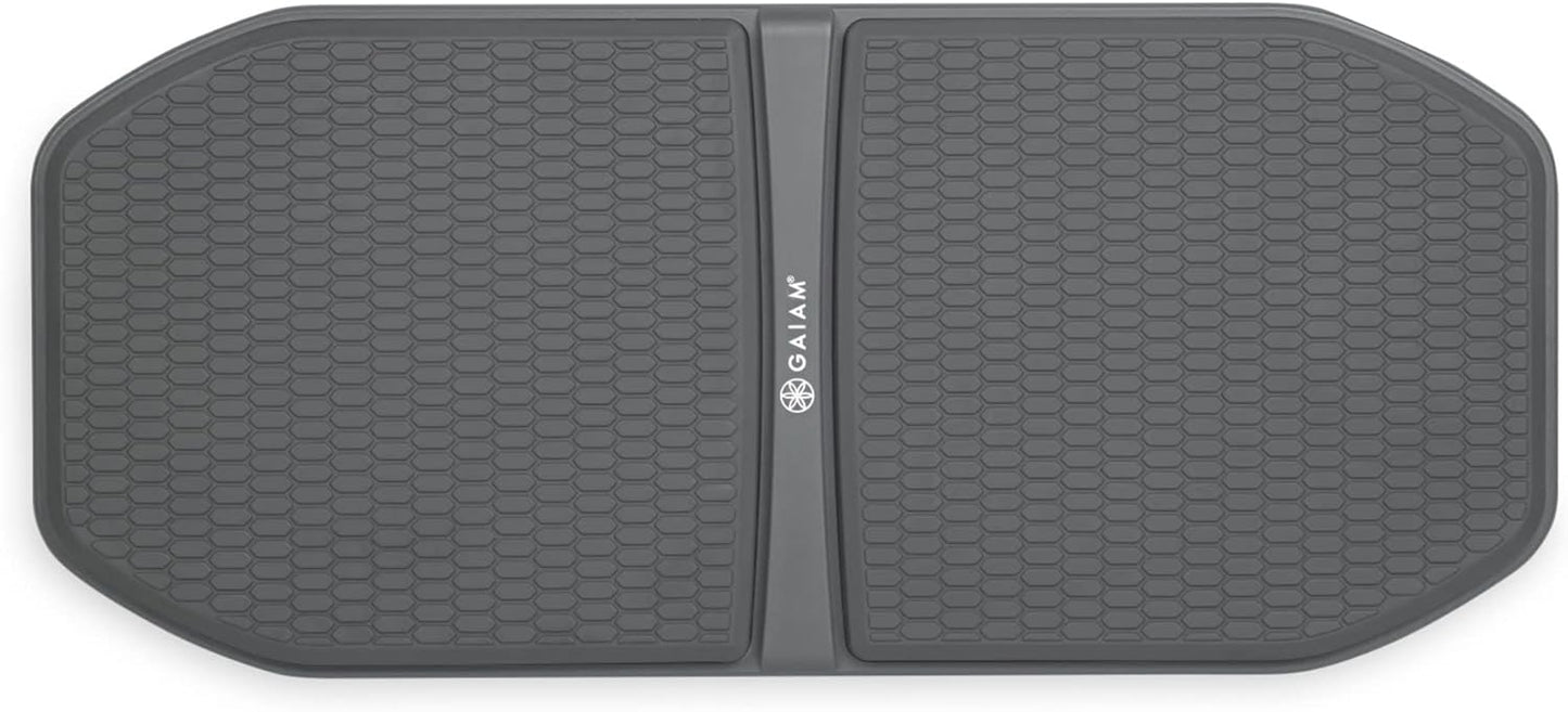 Evolve Balance Board Standing Desk, Anti Fatigue Wobble Board for Home Office, Physical Therapy, Exercise Equipment, Stability Rocker for Constant Movement, Increase Focus, Floor Mat Alternative