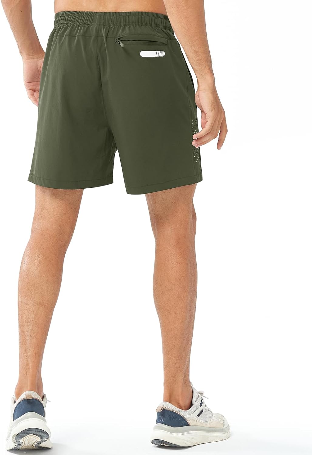Men's Athletic Running Shorts Gym Workout 7"/9"/5" Quick Dry Lightweight Sports Basketball Tennis 3 Zipper Pockets