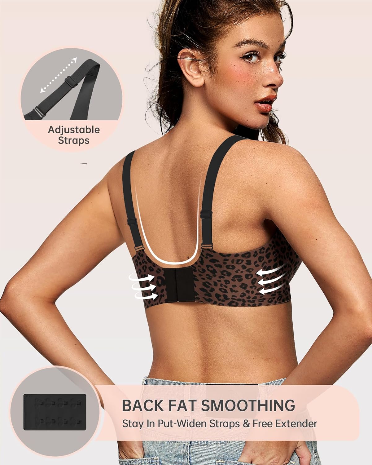 Womens Deep V Bras Wireless Comfortable Bra Supportive No Underwire Bras Tshirt Push Up Bralettes Plunge Seamless Bra - Colors A