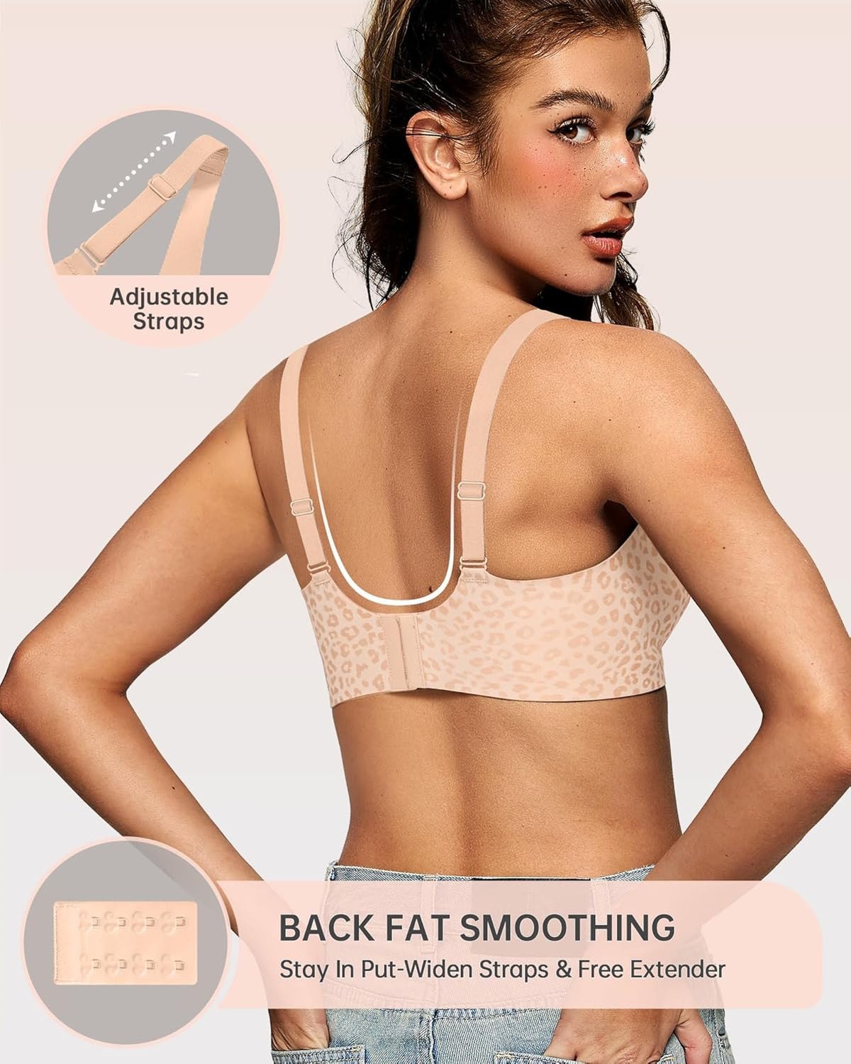 Womens Deep V Bras Wireless Comfortable Bra Supportive No Underwire Bras Tshirt Push Up Bralettes Plunge Seamless Bra - Colors A
