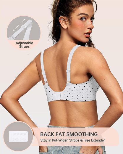 Womens Deep V Bras Wireless Comfortable Bra Supportive No Underwire Bras Tshirt Push Up Bralettes Plunge Seamless Bra - Colors A