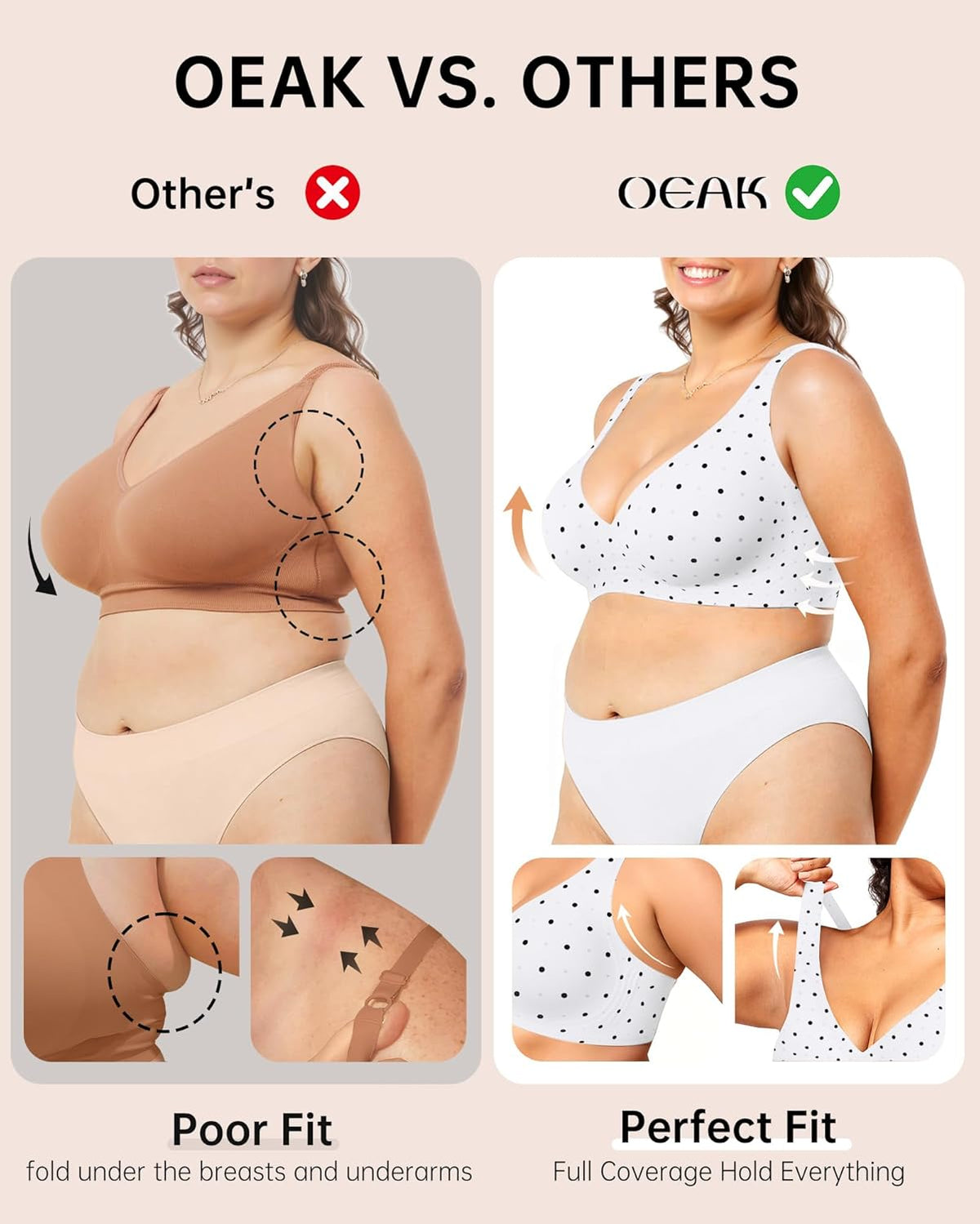 Womens Deep V Bras Wireless Comfortable Bra Supportive No Underwire Bras Tshirt Push Up Bralettes Plunge Seamless Bra - Colors A