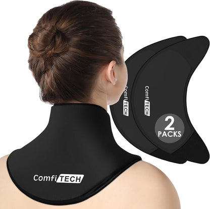 Neck Ice Pack Wrap Gel, Cooling Pad for Cervical and Shoulder, Large, 1 Pack