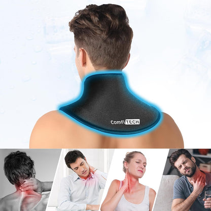 Neck Ice Pack Wrap Gel, Cooling Pad for Cervical and Shoulder, Large, 1 Pack