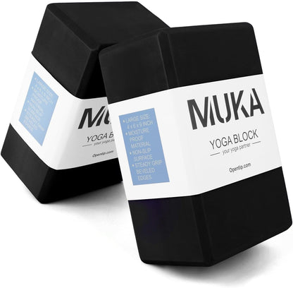 Yoga Blocks 4x6x9 Inch, High Density EVA Foam Yoga Brick for Meditation, Pilates