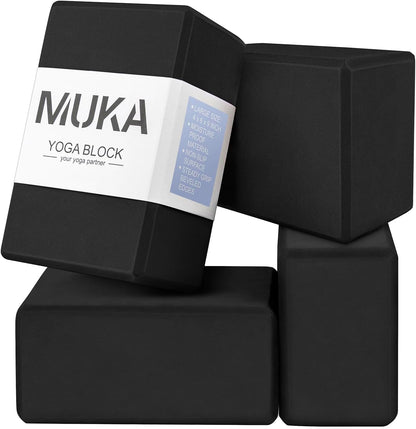 Yoga Blocks 4x6x9 Inch, High Density EVA Foam Yoga Brick for Meditation, Pilates