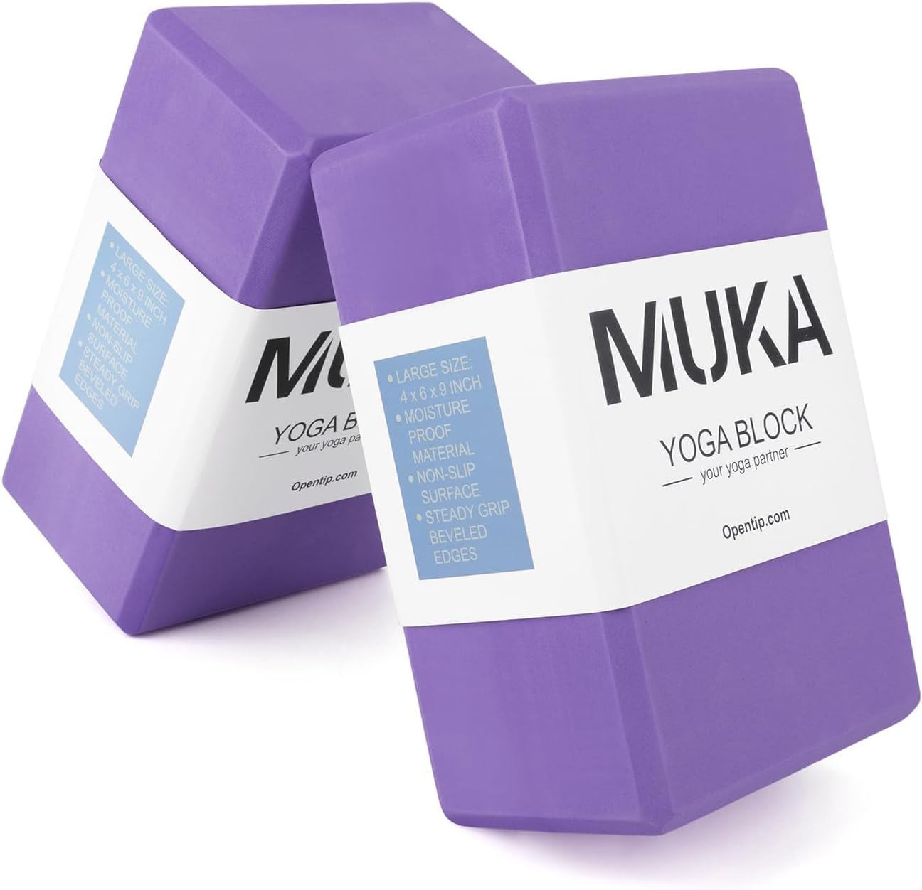 Yoga Blocks 4x6x9 Inch, High Density EVA Foam Yoga Brick for Meditation, Pilates