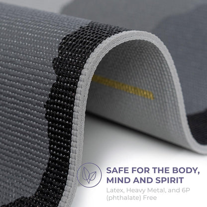 Ascend 6mm Thick Yoga Mat, 4 Pack, 72x24in | Premium Non Slip Exercise Mat for Pilates, Workout, Stretching, Fitness, Training - Gym Mat for Home and Studio