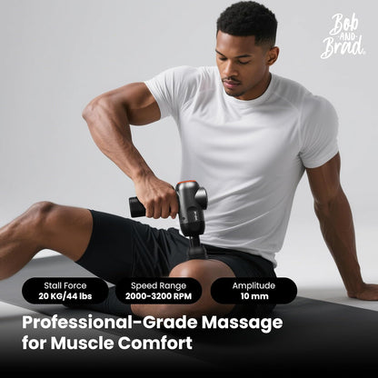 C2 Massage Gun, FSA Eligible & HSA Approved Deep Tissue Percussion Massager Gun, Muscle Massager with 5 Speeds and 5 Heads, Electric Back Massagers for Professional Athletes Home Gym