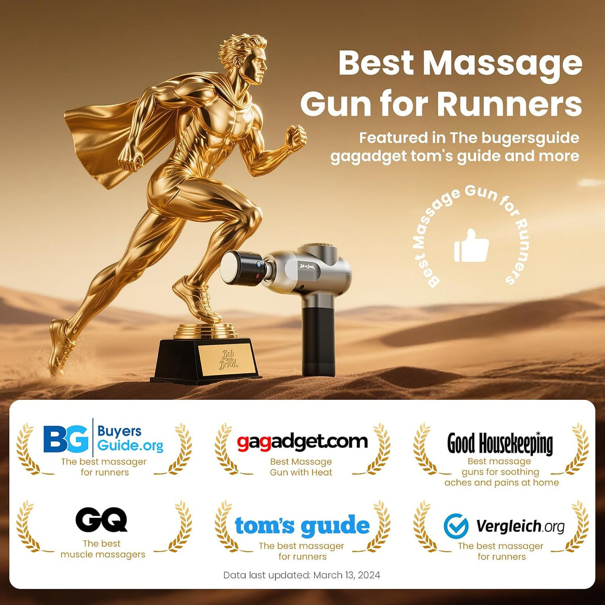 C2 Massage Gun, FSA Eligible & HSA Approved Deep Tissue Percussion Massager Gun, Muscle Massager with 5 Speeds and 5 Heads, Electric Back Massagers for Professional Athletes Home Gym