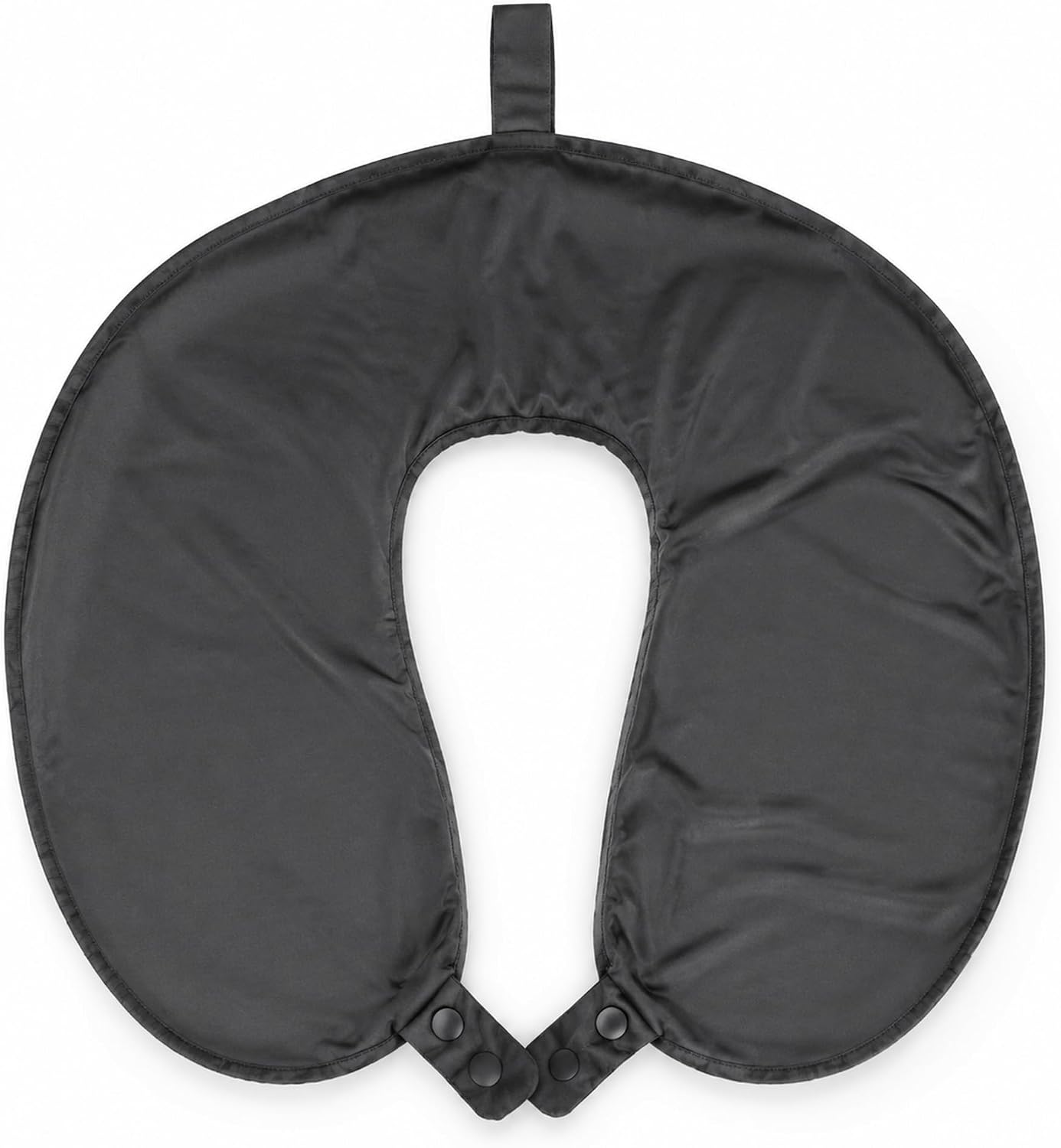Cool Ice Silk Neck Pillow Cover, Double Snap, Fits U-Shaped Travel Pillows