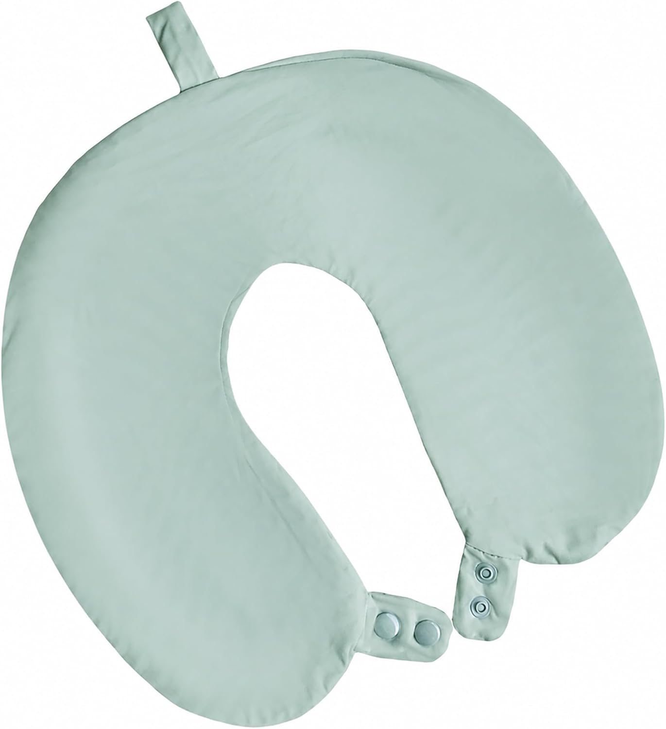 Cool Ice Silk Neck Pillow Cover, Double Snap, Fits U-Shaped Travel Pillows