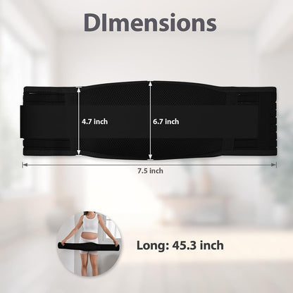 Maternity Belly Band, Pregnancy Support Belt with Extra Adjustable Wrap | Double Support, Soft, Breathable, Comfortable Belly Bands, for Pregnant Women and Pain Relief for Back, Pelvis
