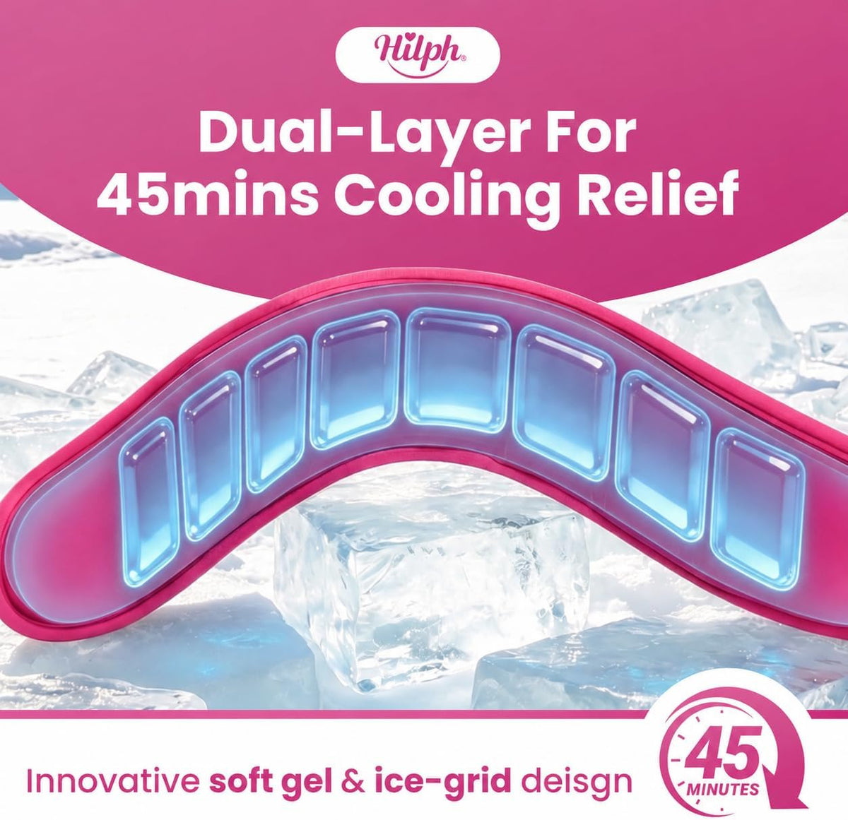 Neck Ice Pack Wrap, 45-Min Cold Therapy Ice Collar for Tonsillectomy