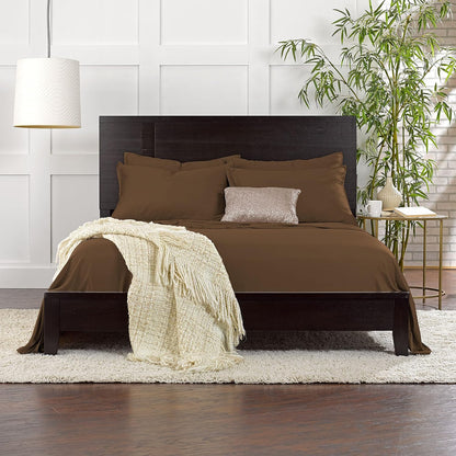 King Pillowcases - Genuine 100% Organic Viscose Derived from Bamboo, Luxuriously Soft & Cooling, Double Stitching, Envelope Closure (2 King Pillowcases, White)