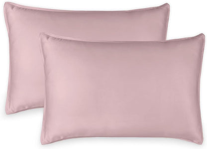 King Pillowcases - Genuine 100% Organic Viscose Derived from Bamboo, Luxuriously Soft & Cooling, Double Stitching, Envelope Closure (2 King Pillowcases, White)
