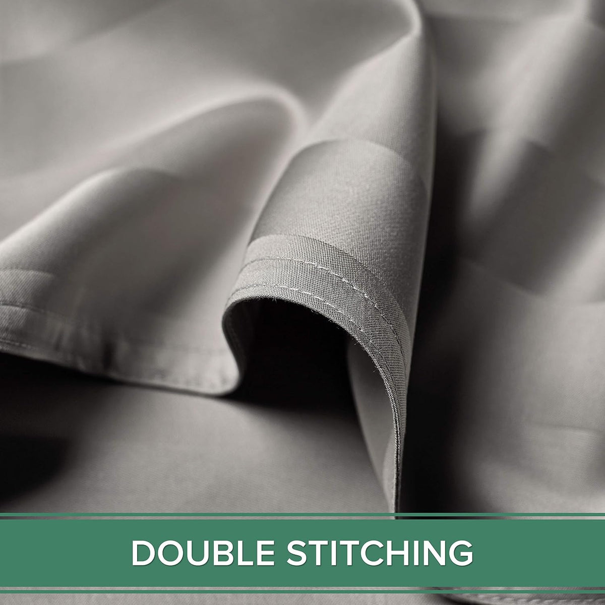 King Pillowcases - Genuine 100% Organic Viscose Derived from Bamboo, Luxuriously Soft & Cooling, Double Stitching, Envelope Closure (2 King Pillowcases, White)