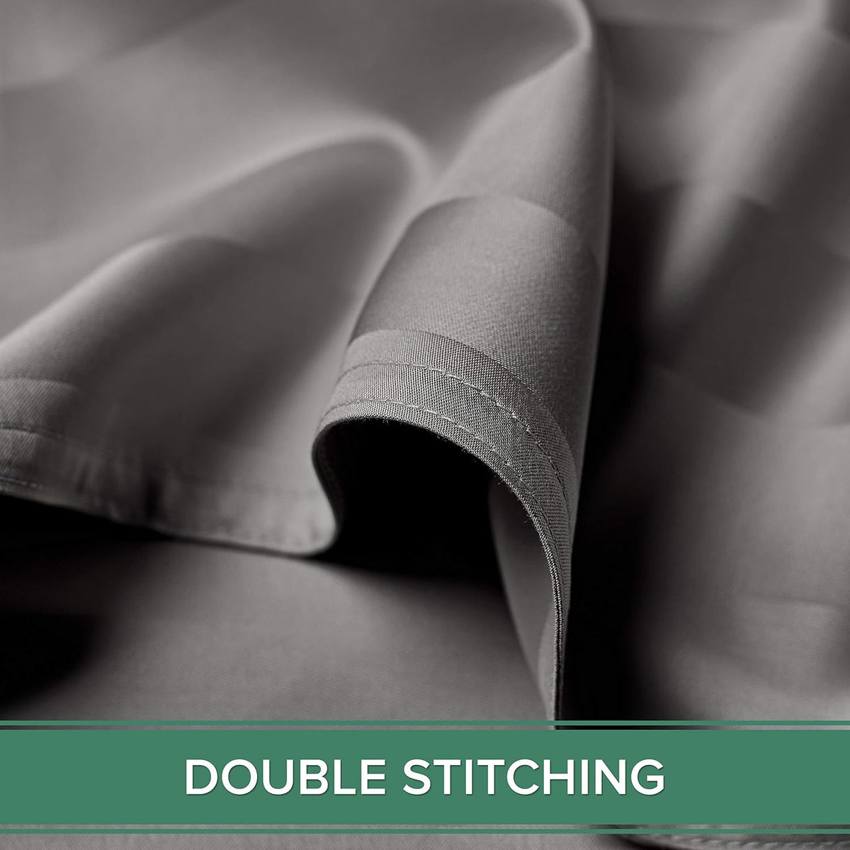 King Pillowcases - Genuine 100% Organic Viscose Derived from Bamboo, Luxuriously Soft & Cooling, Double Stitching, Envelope Closure (2 King Pillowcases, White)