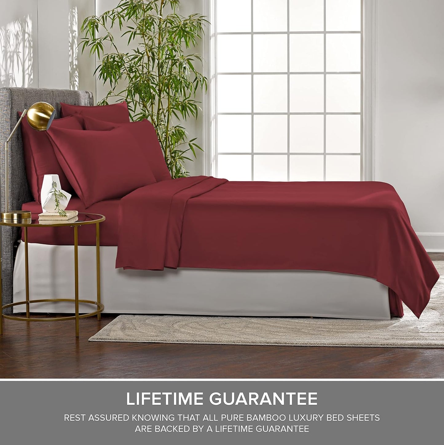 King Pillowcases - Genuine 100% Organic Viscose Derived from Bamboo, Luxuriously Soft & Cooling, Double Stitching, Envelope Closure (2 King Pillowcases, White)