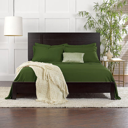 King Pillowcases - Genuine 100% Organic Viscose Derived from Bamboo, Luxuriously Soft & Cooling, Double Stitching, Envelope Closure (2 King Pillowcases, White)