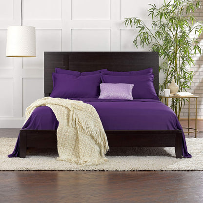 King Pillowcases - Genuine 100% Organic Viscose Derived from Bamboo, Luxuriously Soft & Cooling, Double Stitching, Envelope Closure (2 King Pillowcases, White)