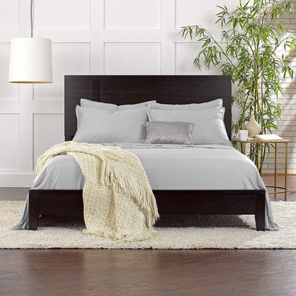 King Pillowcases - Genuine 100% Organic Viscose Derived from Bamboo, Luxuriously Soft & Cooling, Double Stitching, Envelope Closure (2 King Pillowcases, White)