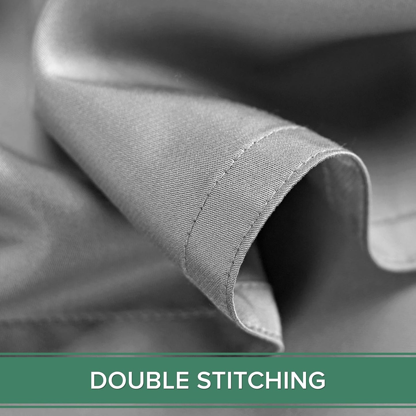 King Pillowcases - Genuine 100% Organic Viscose Derived from Bamboo, Luxuriously Soft & Cooling, Double Stitching, Envelope Closure (2 King Pillowcases, White)