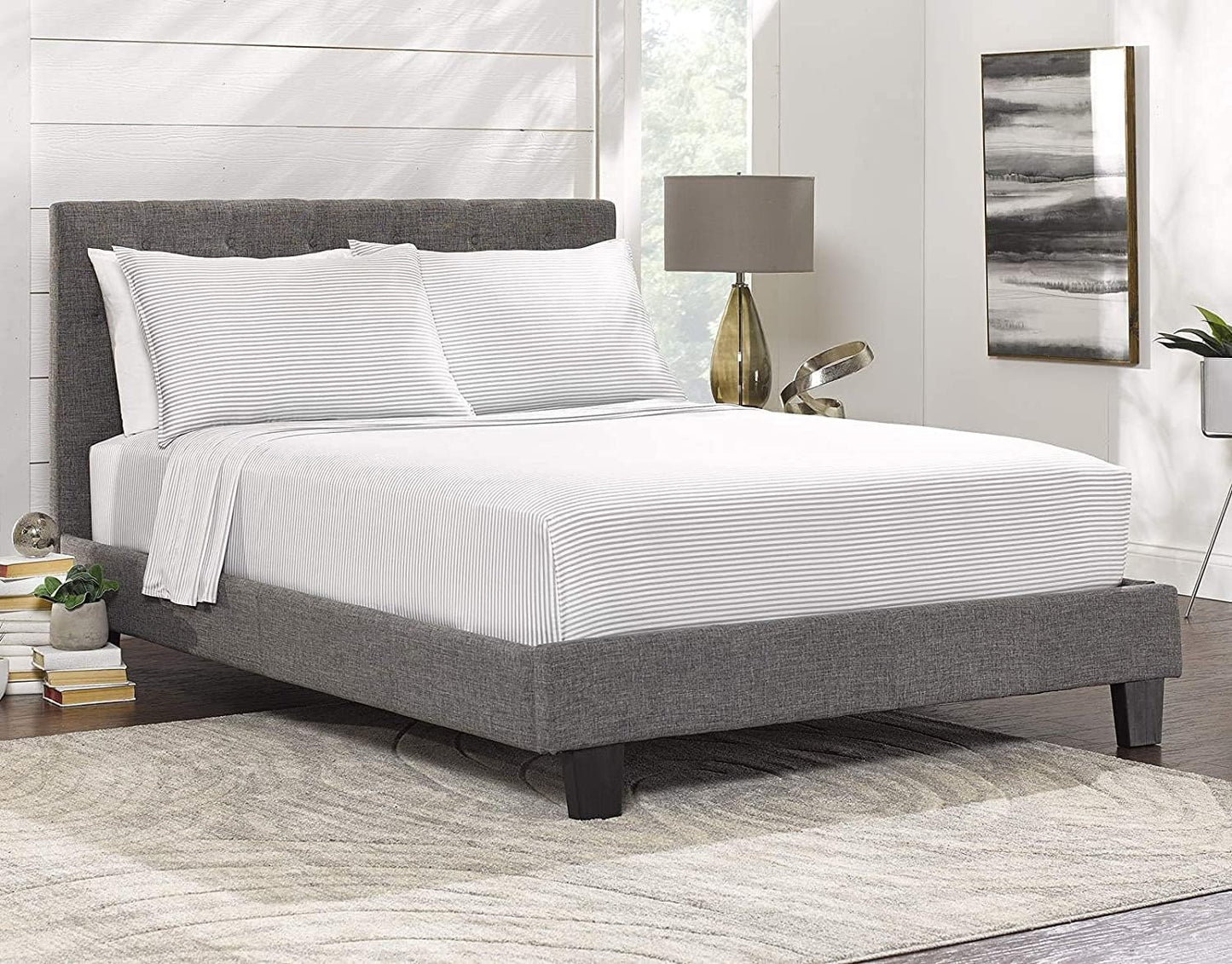 King Pillowcases - Genuine 100% Organic Viscose Derived from Bamboo, Luxuriously Soft & Cooling, Double Stitching, Envelope Closure (2 King Pillowcases, White)