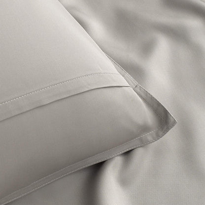 King Pillowcases - Genuine 100% Organic Viscose Derived from Bamboo, Luxuriously Soft & Cooling, Double Stitching, Envelope Closure (2 King Pillowcases, White)