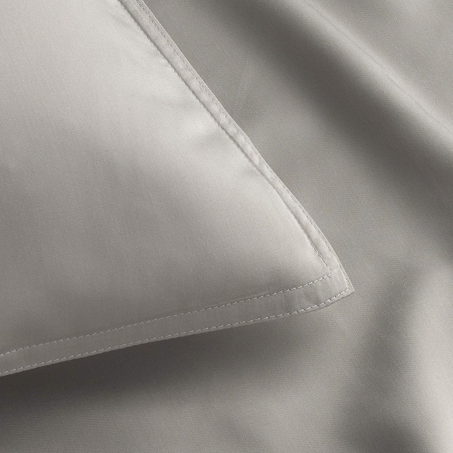 King Pillowcases - Genuine 100% Organic Viscose Derived from Bamboo, Luxuriously Soft & Cooling, Double Stitching, Envelope Closure (2 King Pillowcases, White)