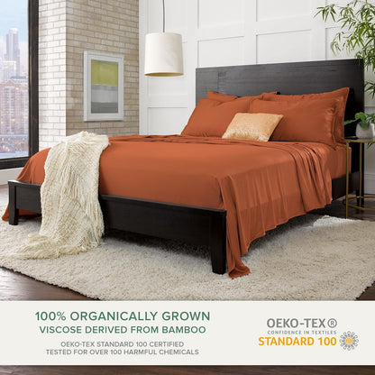 King Pillowcases - Genuine 100% Organic Viscose Derived from Bamboo, Luxuriously Soft & Cooling, Double Stitching, Envelope Closure (2 King Pillowcases, White)