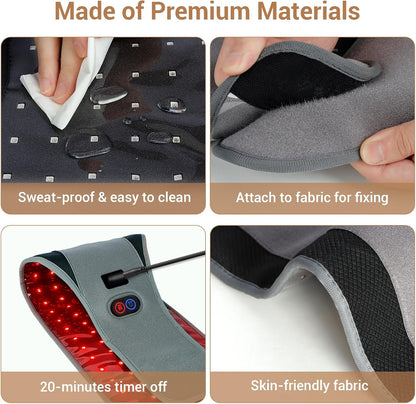 Red Light Belt with 126 LEDs, 660nm & 850nm, 22W(Corded)