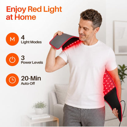Red Light Belt with 126 LEDs, 660nm & 850nm, 22W(Corded)