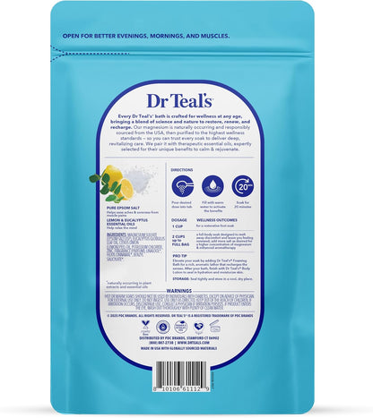 Epsom Salt Magnesium Soak, Restorative Minerals with Magnesium, Potassium & Zinc, 3 lbs