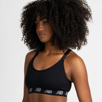 New Balance 3 Pack Seamless Sports Bras for Women, Cami Keyhole Breathability, Gym Sports Bra, Yoga Workout Set
