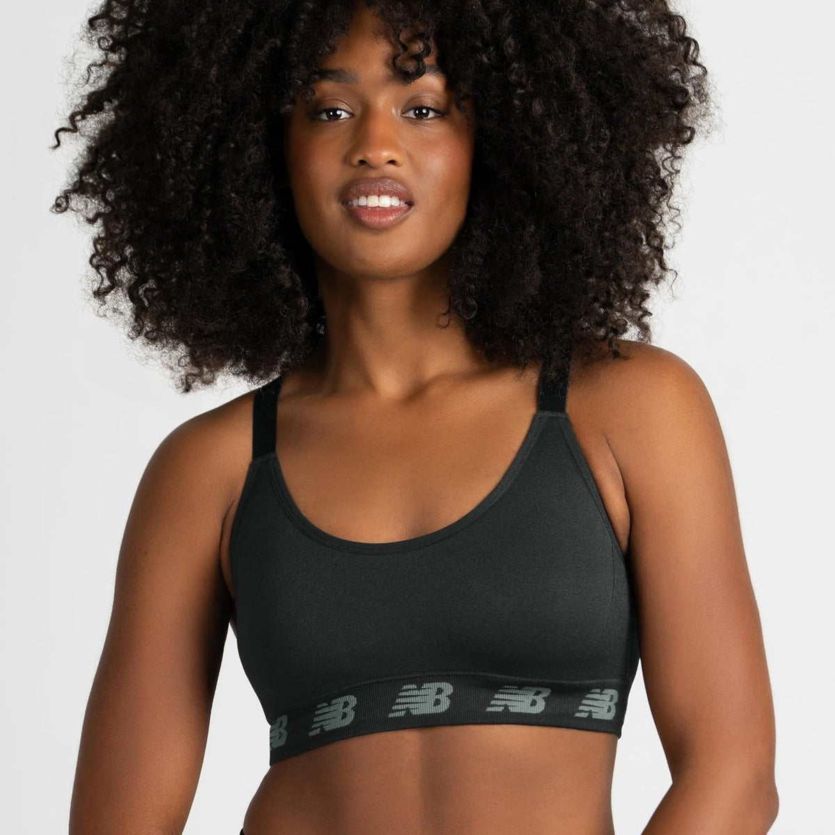 New Balance 3 Pack Seamless Sports Bras for Women, Cami Keyhole Breathability, Gym Sports Bra, Yoga Workout Set